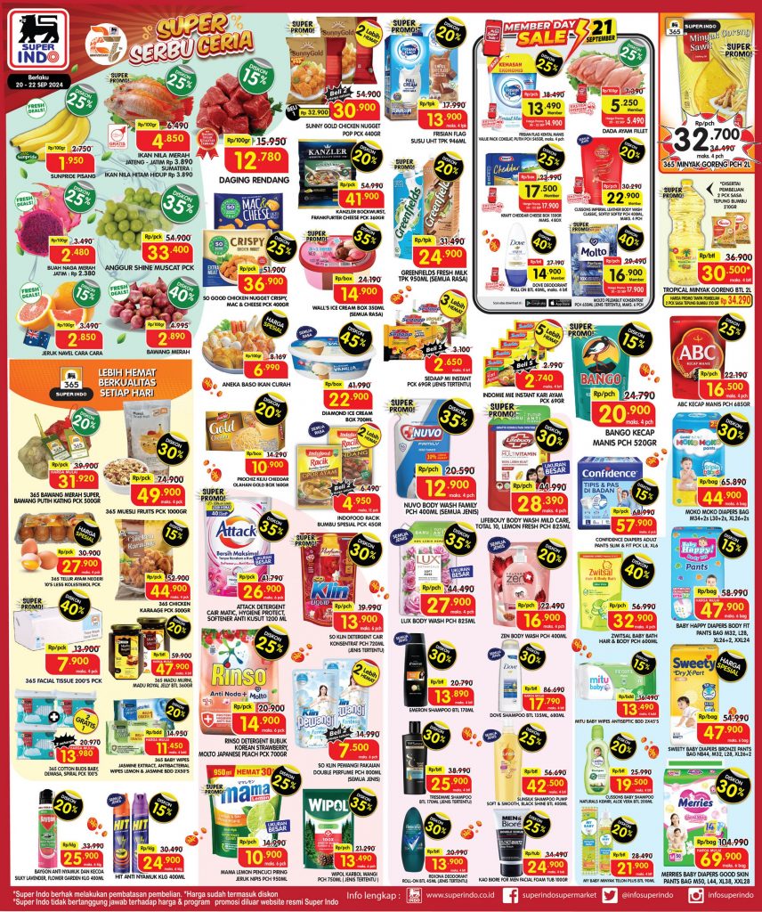 Katalog Promo Superindo Periode 20-22 Sept 2024